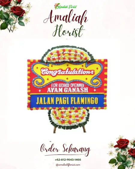 Sewa Papan Bunga Tepos